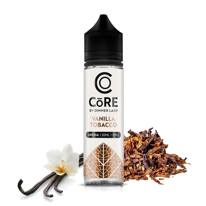 Dinner Lady Core Vanilla Tobacco Flavor Shot 20ml/60ml Dinner Lady - Dinner Lady Core Vanilla Tobacco Flavor Shot 20ml/60ml