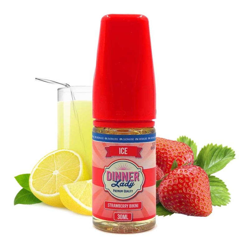 Γεύσεις Dinner Lady - Dinner Lady Ice Strawberry Bikini Flavor 30ml