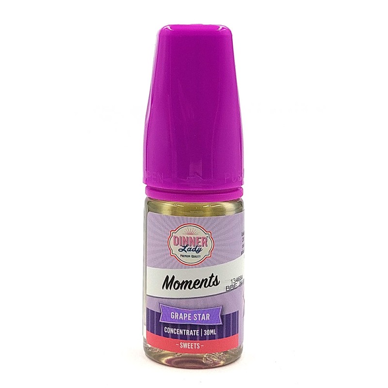 Dinner Lady Moments Grape Star Flavor 30ml Γεύσεις Dinner Lady - Dinner Lady Moments Grape Star Flavor 30ml