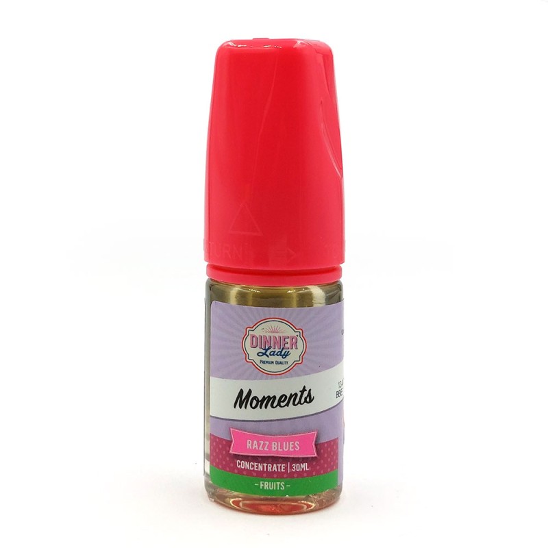 Dinner Lady Moments Razz Blues Flavor 30ml Γεύσεις Dinner Lady - Dinner Lady Moments Razz Blues Flavor 30ml
