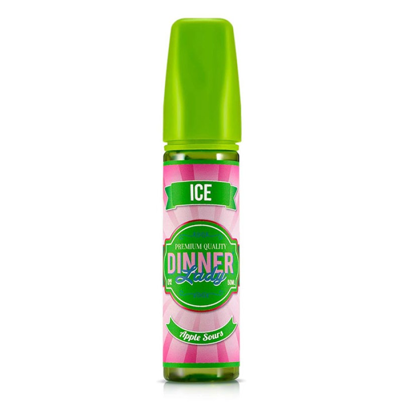 Dinner Lady Ice Apple Sours 50ml/60ml Shortfill Dinner Lady - Dinner Lady Ice Apple Sours 50ml/60ml Shortfill