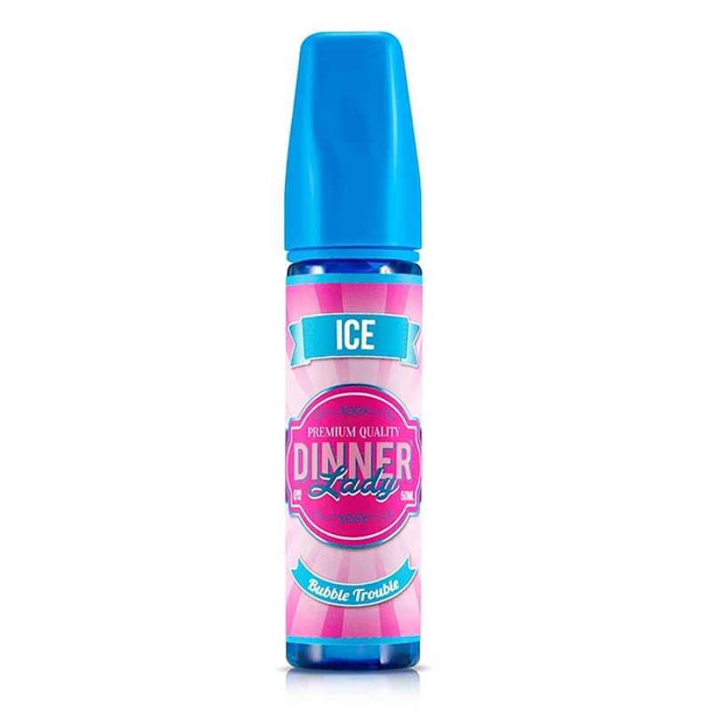 Dinner Lady Ice Bubble Trouble 50ml/60ml Shortfill Dinner Lady - Dinner Lady Ice Bubble Trouble 50ml/60ml Shortfill