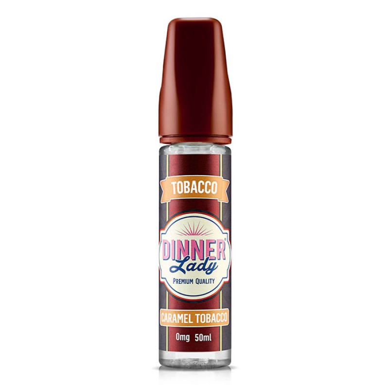 Dinner Lady Tobacco Caramel Tobacco 50ml/60ml Shortfill Dinner Lady - Dinner Lady Tobacco Caramel Tobacco 50ml/60ml Shortfill