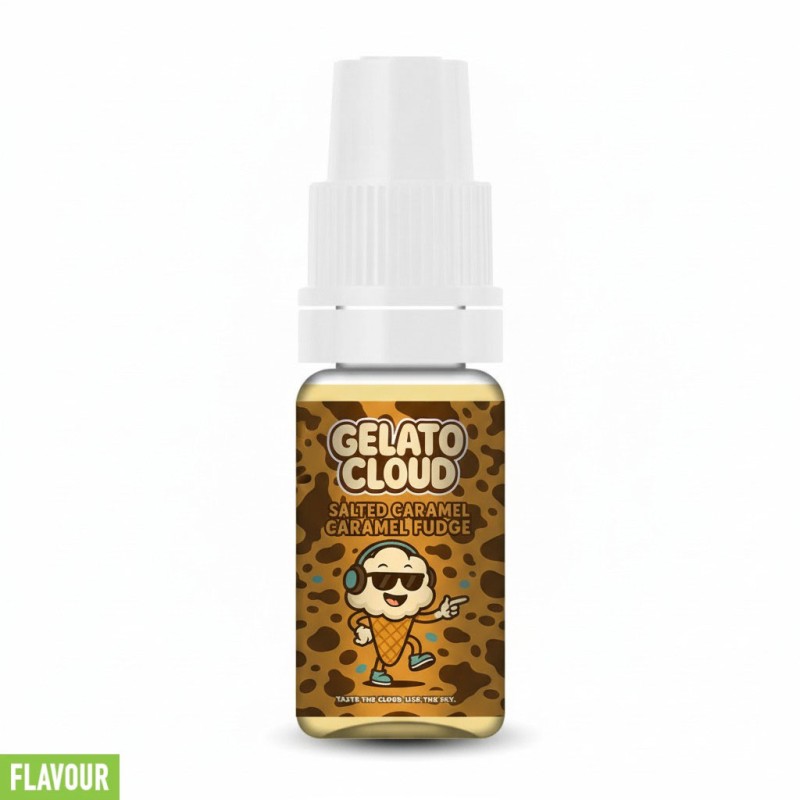 Γεύσεις eCig - Flavour Salted Caramel Fudge Gelato Cloud 10ml
