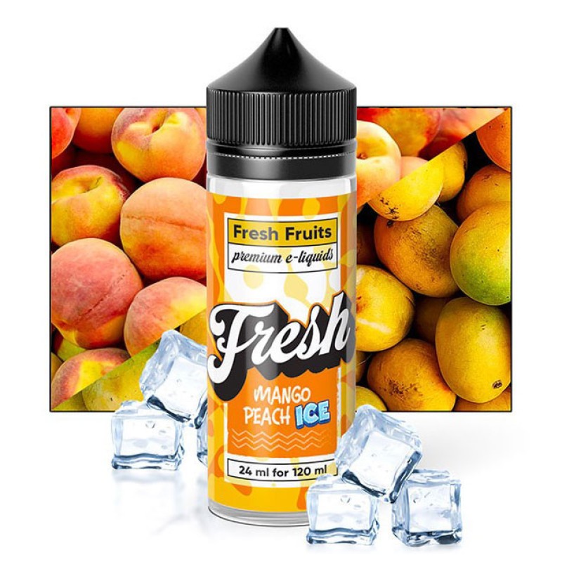 Fresh Premium Eliquids Mango Peach Ice 24ml/120ml Fresh Premium Eliquids - Fresh Premium Eliquids Mango Peach Ice 24ml/120ml
