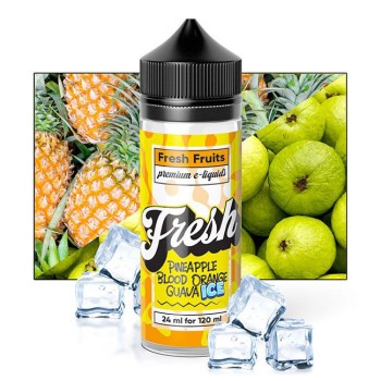 Fresh Premium Eliquids Pinapple Blood Orange Guava Ice 24ml/120ml Fresh Premium Eliquids Pinapple Blood Orange Guava Ice 24ml/120ml