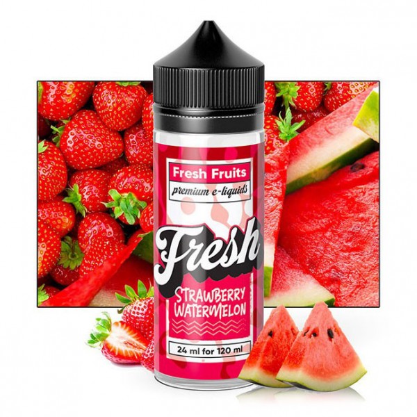 Fresh Premium Eliquids - Fresh Premium Eliquids Strawberry Watermellon 24ml/120ml