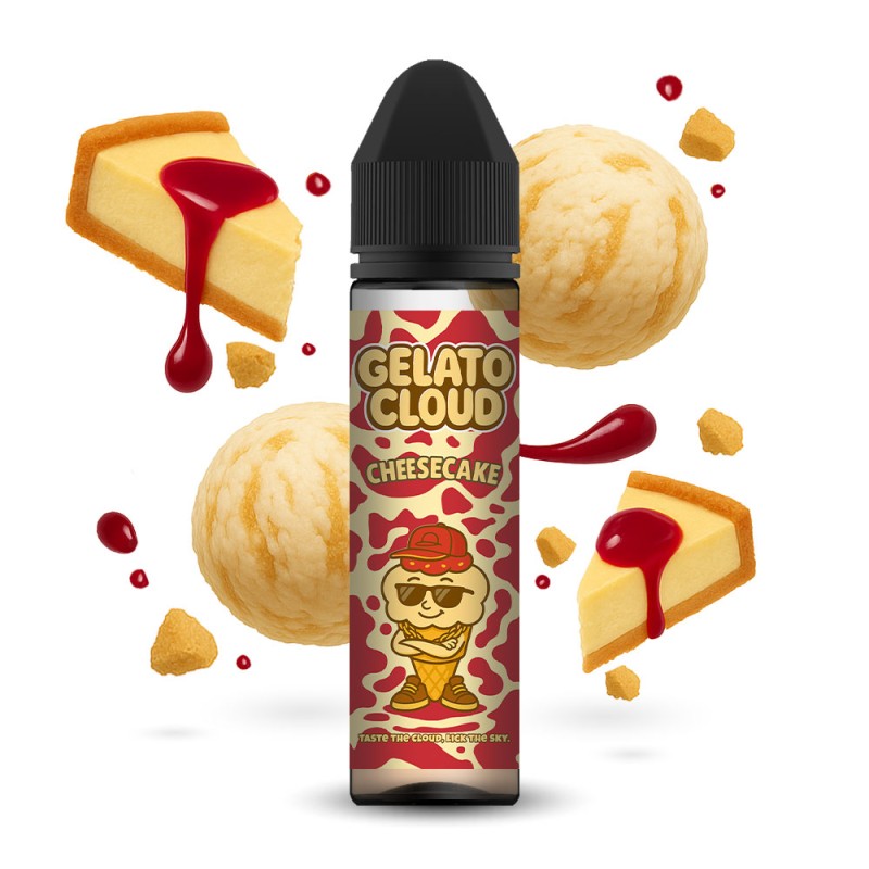 Gelato Cloud Cheesecake 10ml/60ml Gelato Cloud Flavor Shots - Gelato Cloud Cheesecake 10ml/60ml