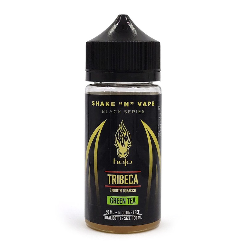 Halo Black Series Tribeca Green Tea SNV 50ml/100ml Halo Shake N Vape - Halo Black Series Tribeca Green Tea SNV 50ml/100ml