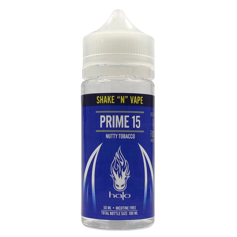 Halo Prime 15 SNV 50ml/100ml Halo Shake N Vape - Halo Prime 15 SNV 50ml/100ml