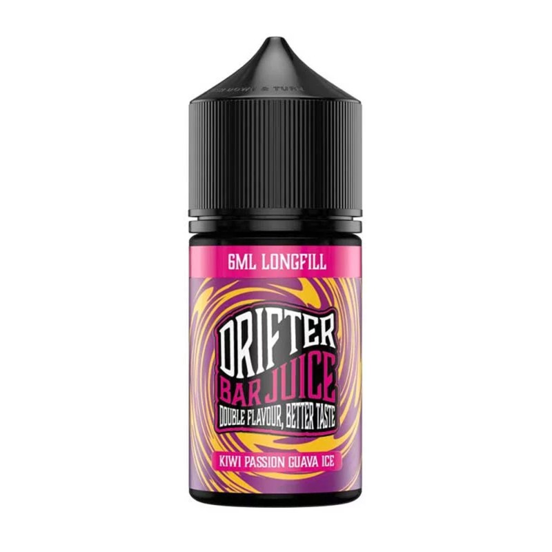 Drifter Bar Juice Kiwi Passion Guava Ice 6ml/30ml Juice Sauz - Drifter Bar Juice Kiwi Passion Guava Ice 6ml/30ml