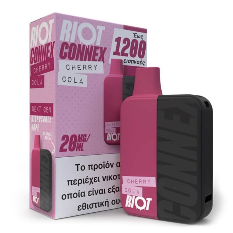 Riot Connex Kit Cherry Cola 2x2ml 20mg Συσκευές Μιας Χρήσης - Riot Connex Kit Cherry Cola 2x2ml 20mg