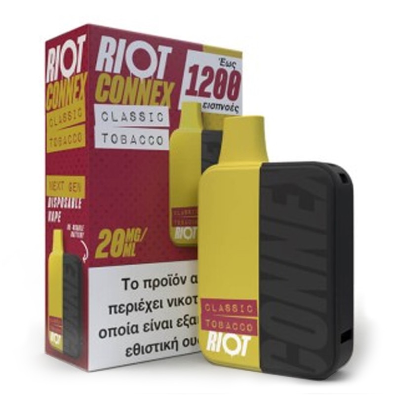 Riot Connex Kit Classic Tobacco 2x2ml 20mg Συσκευές Μιας Χρήσης - Riot Connex Kit Classic Tobacco 2x2ml 20mg