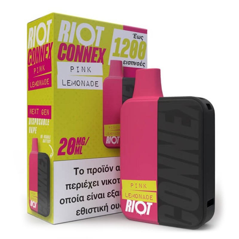 Riot Connex Kit Pink Lemonade 2x2ml 20mg Συσκευές Μιας Χρήσης - Riot Connex Kit Pink Lemonade 2x2ml 20mg