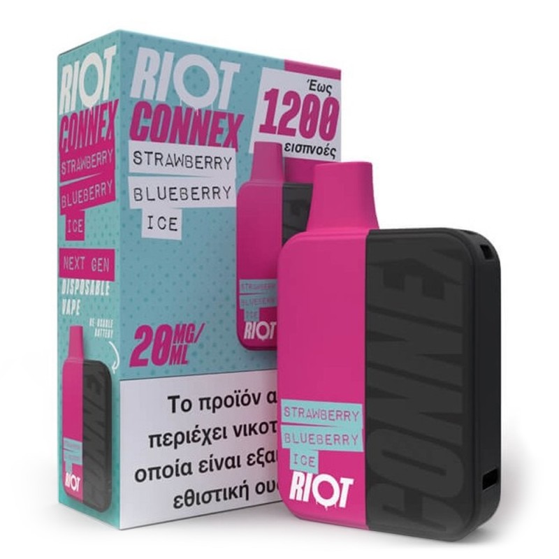 Riot Connex Kit Strawberry Blueberry Ice 2x2ml 20mg Συσκευές Μιας Χρήσης - Riot Connex Kit Strawberry Blueberry Ice 2x2ml 20mg