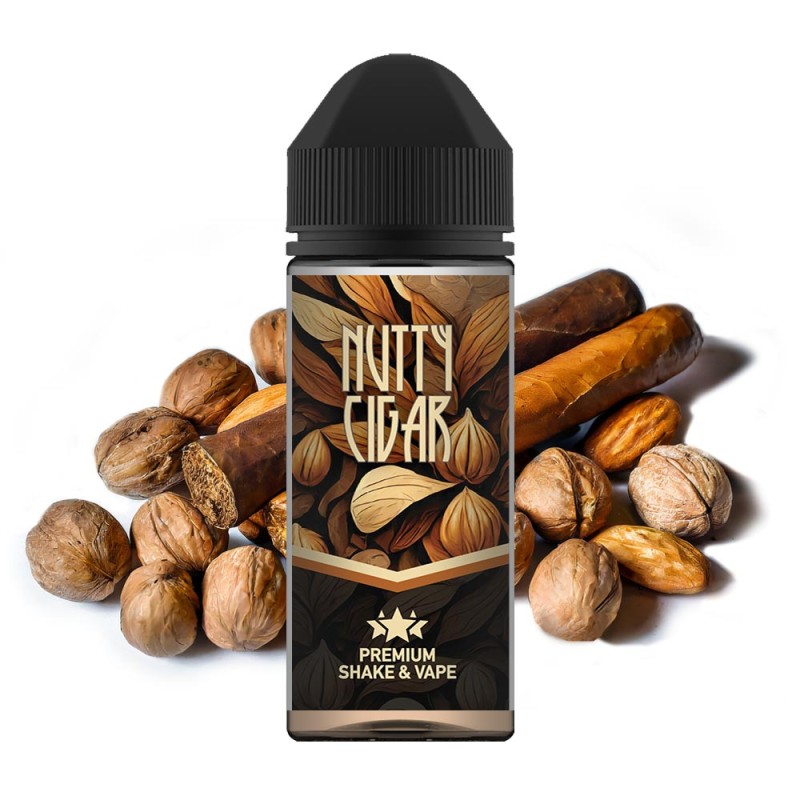 Nutty Cigar SNV 30ml/120ml White Label Shake & Vape - Nutty Cigar SNV 30ml/120ml