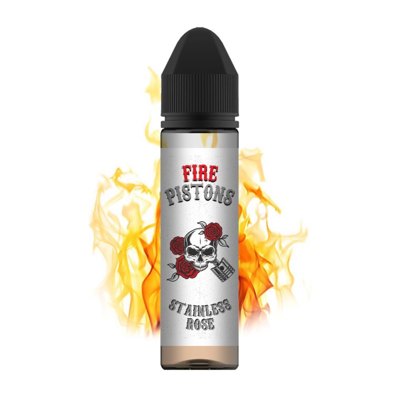 Stainless Rose - Fire Pistons 20ml/60ml Fire Pistons Shake & Vape - Stainless Rose - Fire Pistons 20ml/60ml