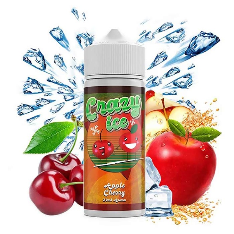 Steam City Crazy Ice Apple Cherry 30ml/120ml Steam City Liquids - Steam City Crazy Ice Apple Cherry 30ml/120ml