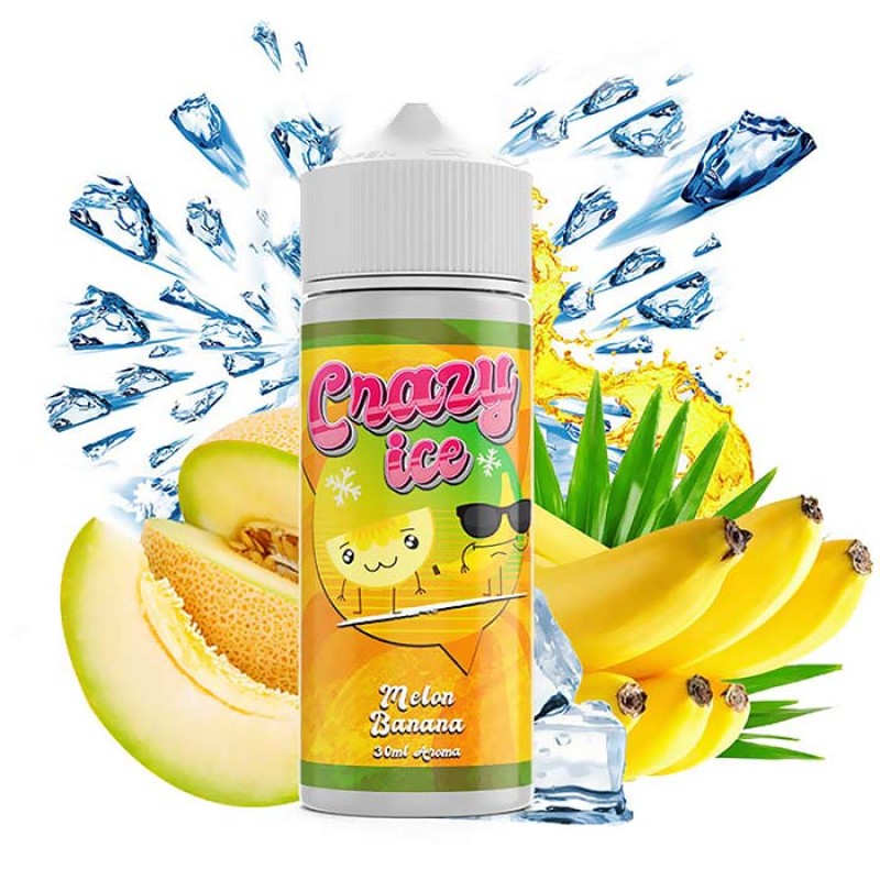 Steam City Crazy Ice Melon Banana 20ml/120ml Steam City Liquids - Steam City Crazy Ice Melon Banana 20ml/120ml