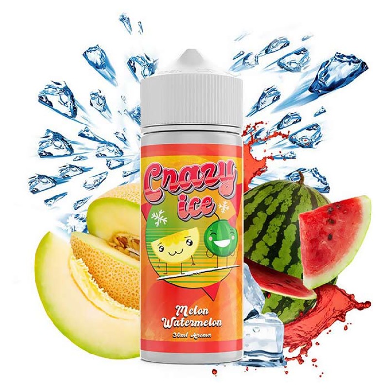 Steam City Crazy Ice Melon Watermelon 20ml/120ml Steam City Liquids - Steam City Crazy Ice Melon Watermelon 20ml/120ml