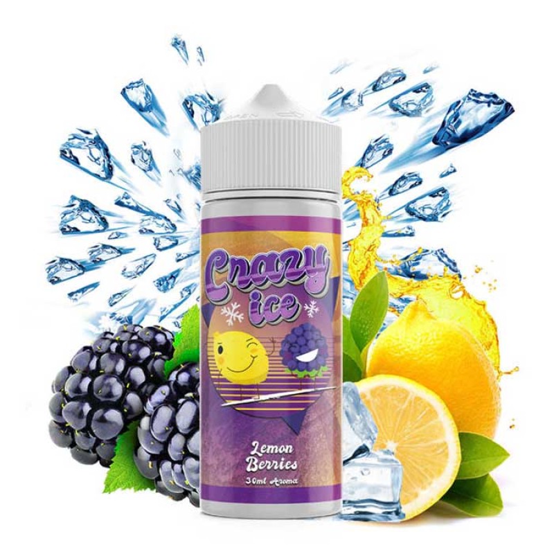 Steam City Crazy Ice Lemon Berries 20ml/120ml Steam City Liquids - Steam City Crazy Ice Lemon Berries 20ml/120ml