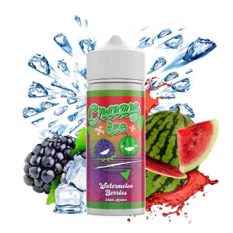 Steam City Crazy Ice Watermelon Berries 20ml/120ml Steam City Liquids - Steam City Crazy Ice Watermelon Berries 20ml/120ml