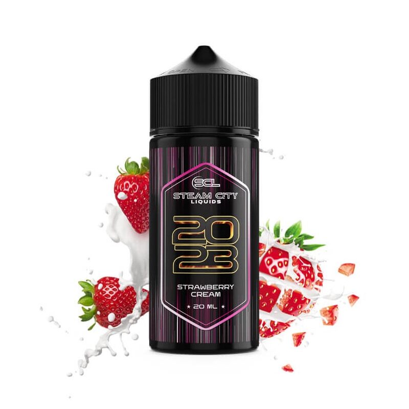 Steam City Liquids - Steam City Liquids 2023 Strawberry Cream 20ml/120ml Steam City Liquids - Steam City Liquids 2023 Strawberry Cream 20ml/120ml