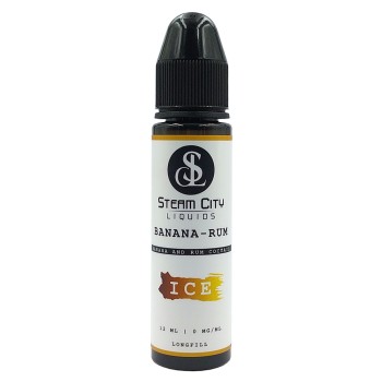 Steam City Liquids Banana Rum Ice 10ml/60ml Steam City Liquids Banana Rum Ice 10ml/60ml