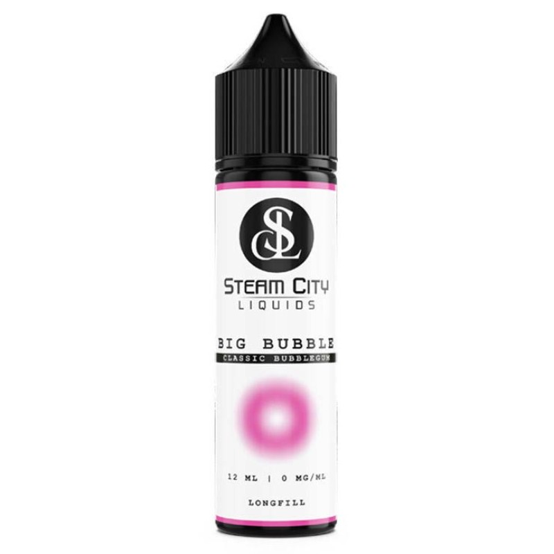 Steam City Liquids Big Bubble 10ml/60ml Steam City Liquids - Steam City Liquids Big Bubble 10ml/60ml