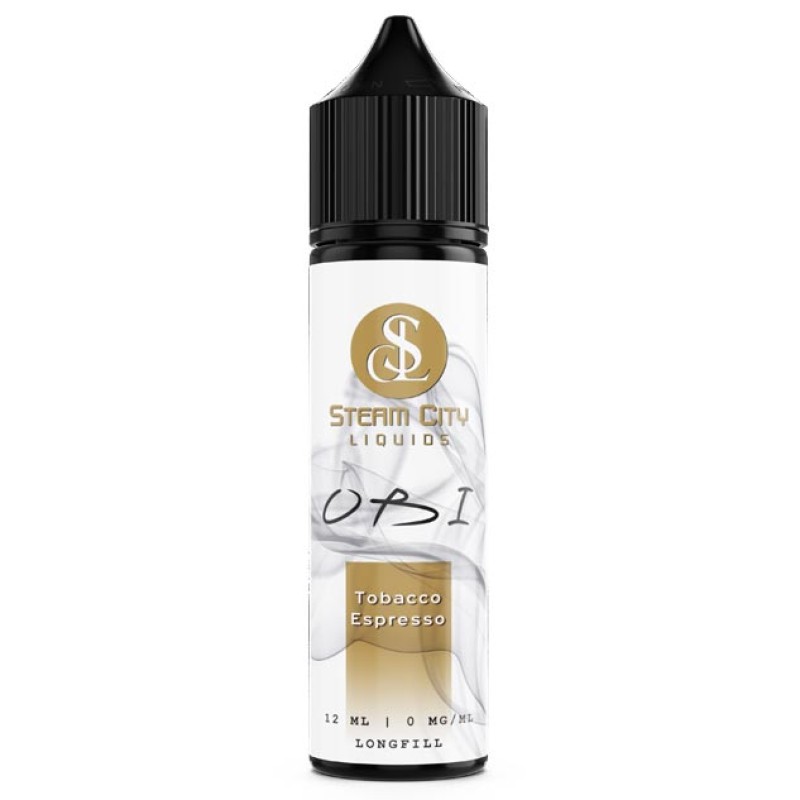 Steam City Liquids OBI Tobacco Espresso 10ml/60ml Steam City Liquids - Steam City Liquids OBI Tobacco Espresso 10ml/60ml