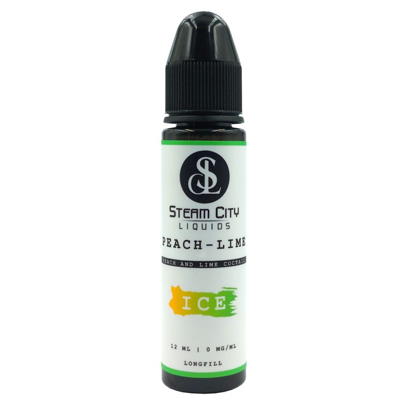 Steam City Liquids Peach Lime Ice 10ml/60ml Steam City Liquids - Steam City Liquids Peach Lime Ice 10ml/60ml