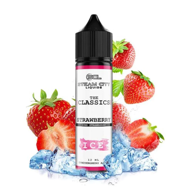 Steam City Flavour Shot Strawberry Ice 10ml/60ml - Steam City Liquids