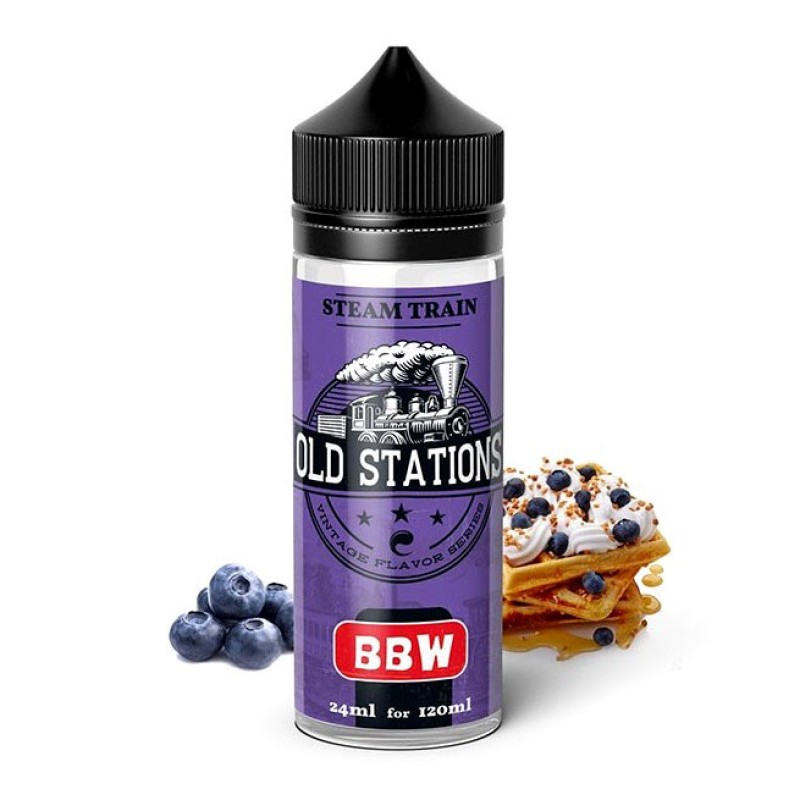 Steam Train Shake & Vape - Steam Train Old Stations BBW 24ml/120ml