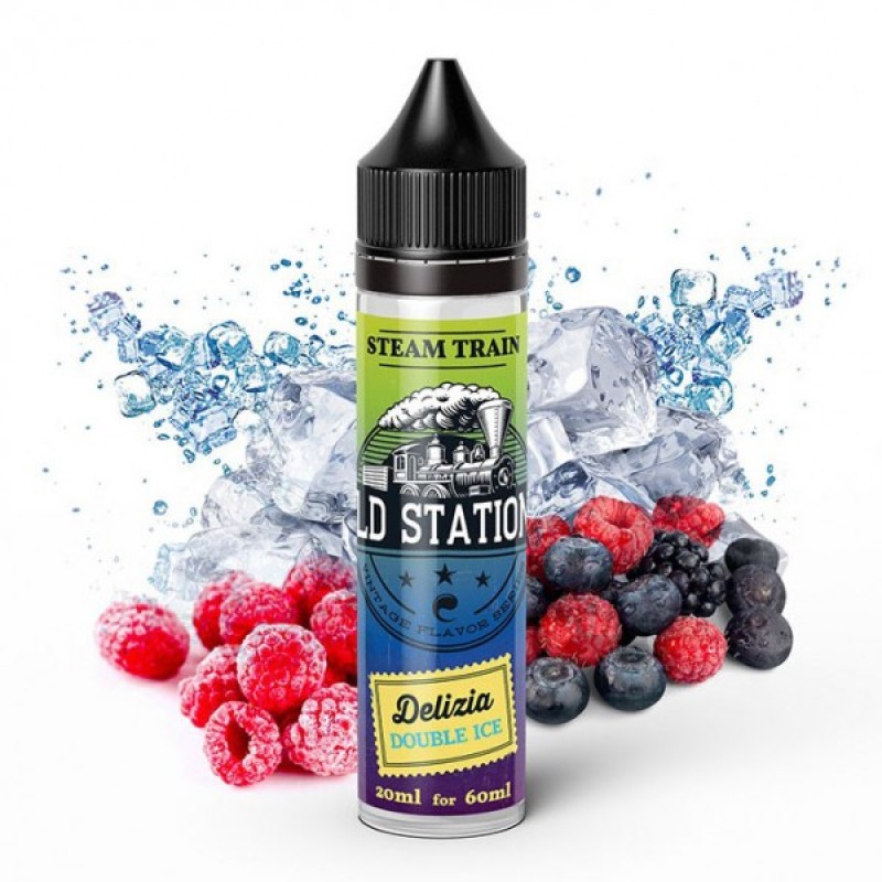 Steam Train Shake & Vape - Steam Train Old Stations Delizia Double Ice 20ml/60ml