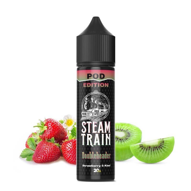 Steam Train Pod Edition Doubleheader 20ml/60ml Steam Train Shake & Vape - Steam Train Pod Edition Doubleheader 20ml/60ml