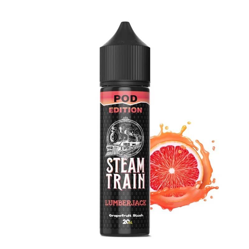 Steam Train POD Edition Lumberjack 20ml/60ml Steam Train Shake & Vape - Steam Train POD Edition Lumberjack 20ml/60ml