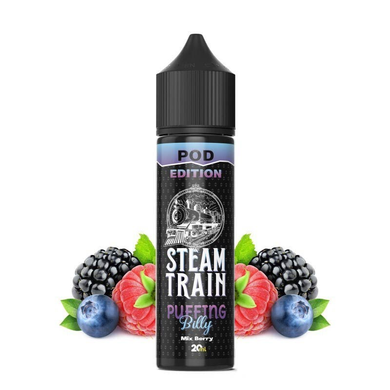 Steam Train Pod Edition Puffing Billy 20ml/60ml Steam Train Shake & Vape - Steam Train Pod Edition Puffing Billy 20ml/60ml