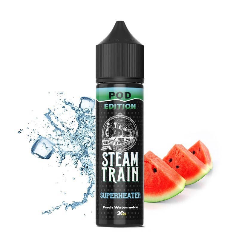Steam Train Pod Edition Superheater 20ml/60ml Steam Train Shake & Vape - Steam Train Pod Edition Superheater 20ml/60ml