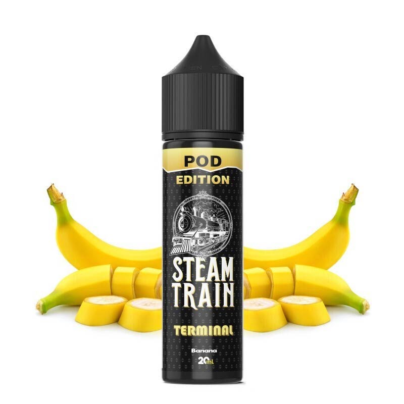 Steam Train Pod Edition Terminal 20ml/60ml Steam Train Shake & Vape - Steam Train Pod Edition Terminal 20ml/60ml