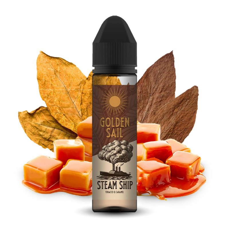 Steam Ship Golden Sail 20ml/60ml Steam Ship Flavor Shots - Steam Ship Golden Sail 20ml/60ml