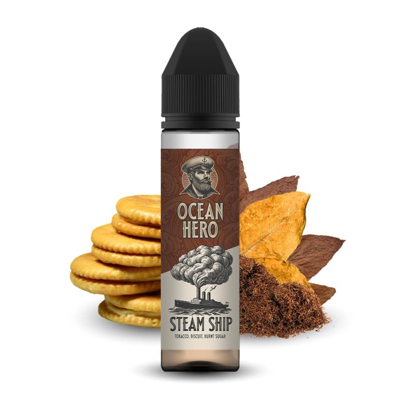 Steam Ship Οcean Hero 20ml/60ml Steam Ship Flavor Shots - Steam Ship Οcean Hero 20ml/60ml