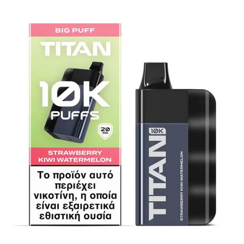 TITAN Strawberry Kiwi Watermelon 8x2ml 20mg Συσκευές Μιας Χρήσης - TITAN Strawberry Kiwi Watermelon 8x2ml 20mg