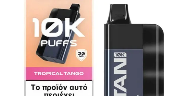 application cigarette électronique Titan 10K : Compact and Lightweight 10K Vaping Companion