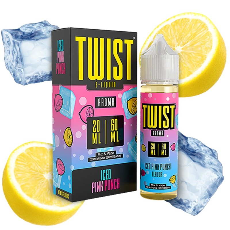 Twist Ice Pink Punch 20ml/60ml Twist Eliquids - Twist Ice Pink Punch 20ml/60ml