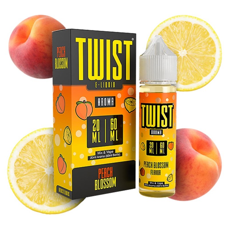 Twist Peach Blossom 20ml/60ml Twist Eliquids - Twist Peach Blossom 20ml/60ml
