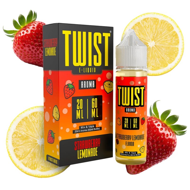 Twist Strawberry Lemonade 20ml/60ml Twist Eliquids - Twist Strawberry Lemonade 20ml/60ml