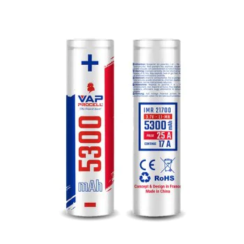 French Vape Batteries by Vap Procell | 18650 3500 mAh & 21700 4200 mAh IMR