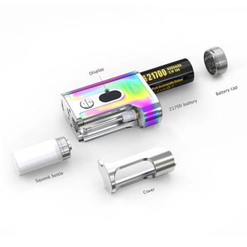 Eleaf Pico Squeeze 2 100W TC Squonk Mod Silver (με μπαταρία) Eleaf Pico Squeeze 2 100W TC Squonk Mod Silver (με μπαταρία)