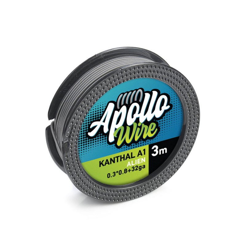 Wires & Cotton - Apollo Kanthal A1 Alien Wire 0.3x0.8+32ga / 3m