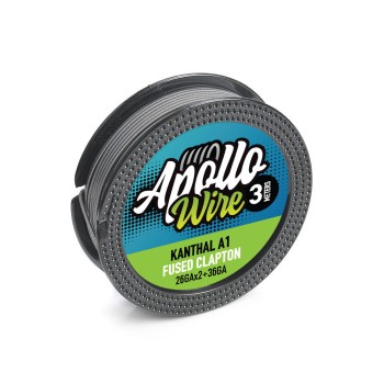 Apollo Kanthal A1 Fused Clapton 2x26+36ga / 3m